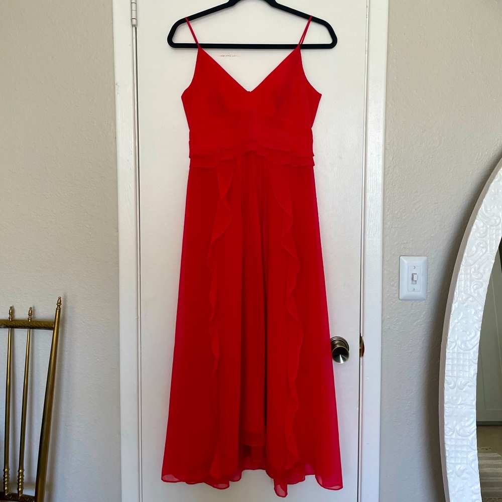 Nanette Lepore Red Midi Dress